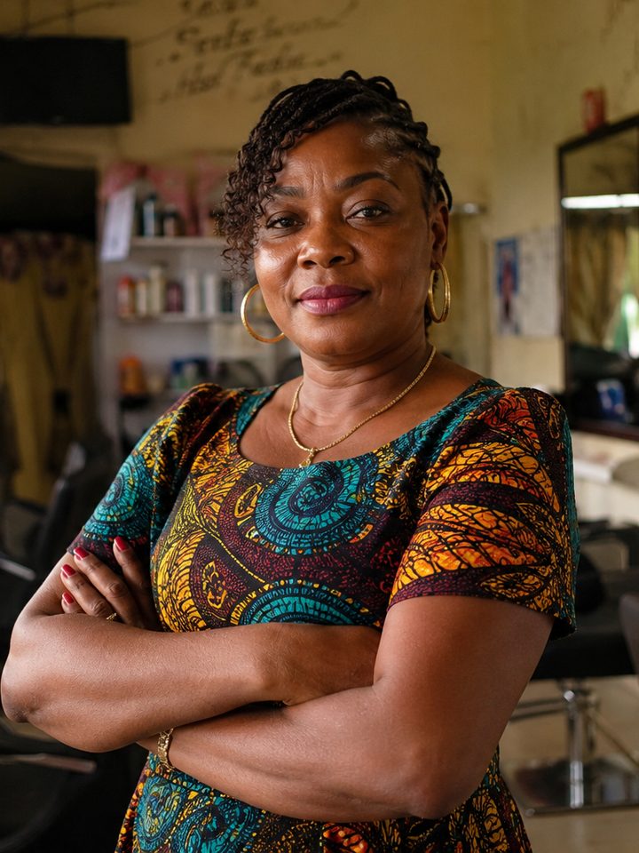 Coiffeuse propriétaire de son salon, soutenue par CEIMIPRO